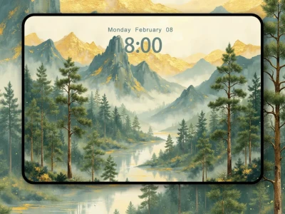 金辉山韵|iPad壁纸