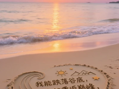 我能跌落谷底,亦能重返巅峰🌤️