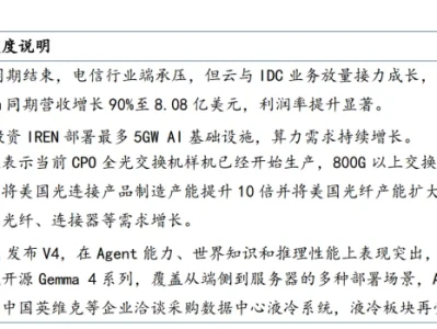 【研报】海外巨头继续加强AI开支,持续关注AI算力投资机遇!