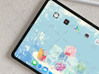 冰爽一夏｜iPad壁纸🧊 夏日炎炎[太阳R] 有