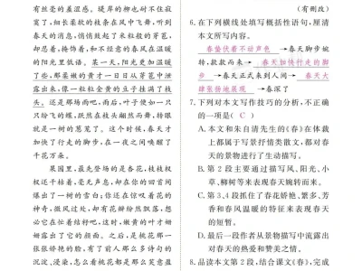 2025年语文作业本七年级语文上册人教版