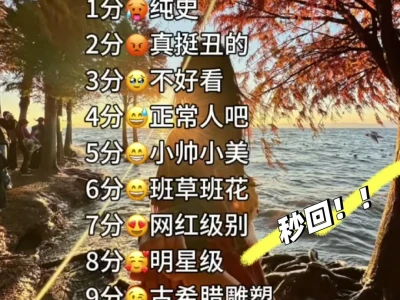 颜值打分（客观评价）+秒回＋可提升建议