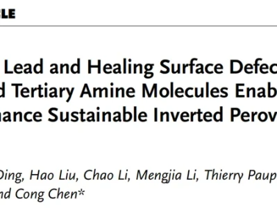 【组内研报】Advanced Materials|26.93%效率+1000 h持续光照保持92%!全氟化策略实现高效可持续反式钙钛矿太阳能电池