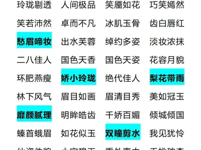 📚写作必备│100+描写女子的成语