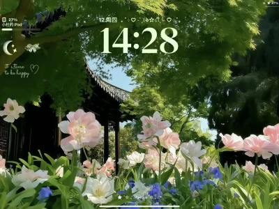 iPad壁纸｜欲落的樱花等不到富士山🗻 iPad