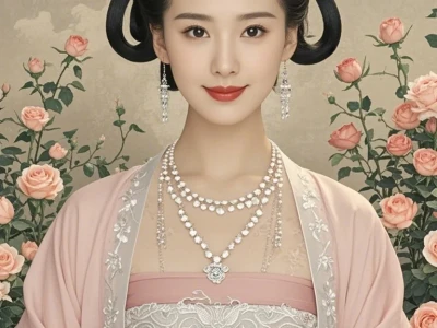 玫瑰花海中的诗诗