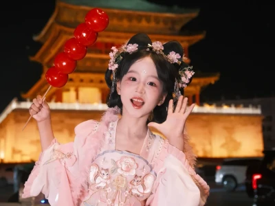 在西安拍到女儿的人生照片