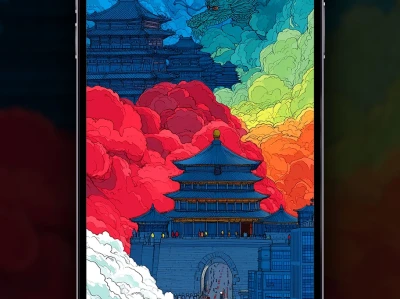 壁纸分享|山峰与城市