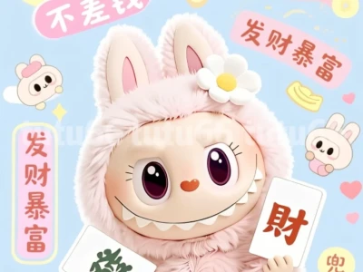 谁的手机还没labubu壁纸，好运常来暴富发财