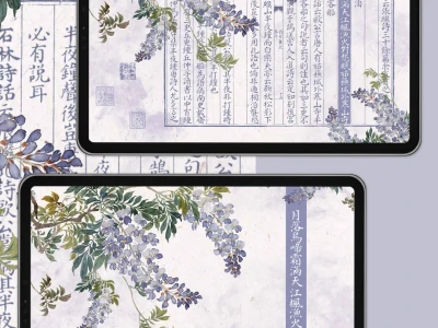 月落乌啼霜满天，江枫渔火对愁眠｜平板壁纸