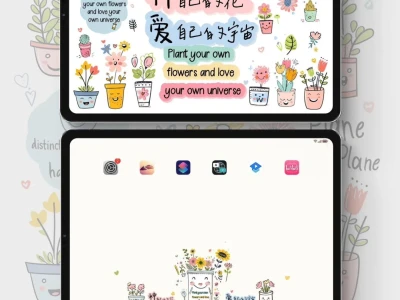 种自己的花|iPad正念壁纸
