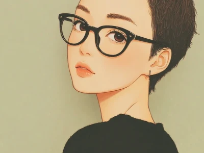 帅气又迷人的女孩纸～
