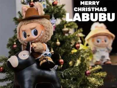 平板壁纸7张丨Labubu 拉布布搪胶壁纸来了~