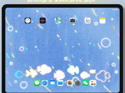 自由小鱼|iPad壁纸✨🌊
