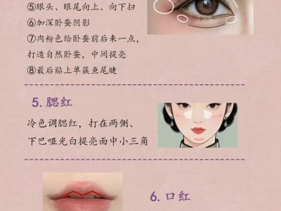 方圆脸变美 学李兰迪妆