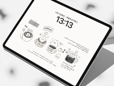 iPad 壁纸|咖啡涂鸦|咖啡涂鸦ipad壁纸来啦
