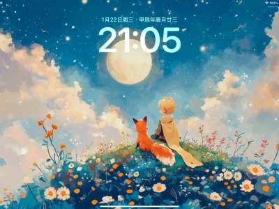 小王子和狐狸伙伴✨｜手机+iPad壁纸｜014