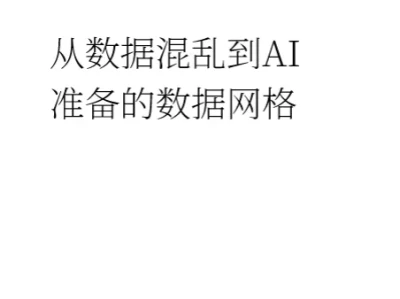 研报解读|爱立信《2026 从数据混乱到 AI 就绪的数据网格》白皮书