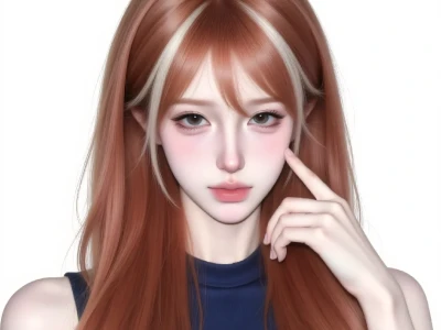 唯美女头|红发的美