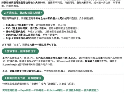 特斯拉财报分析 2Q25