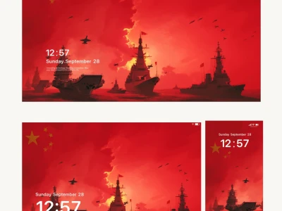 每日壁纸｜爱我中华 强我军威