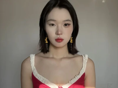 当本人卸妆后…