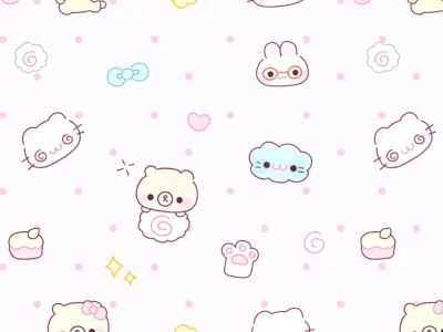 𝑾𝒆𝑪𝒉𝒂𝒕 ｜ 可爱平铺壁纸🍥