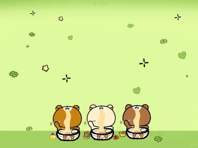 轻松熊平板壁纸