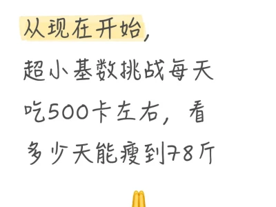 减肥开始