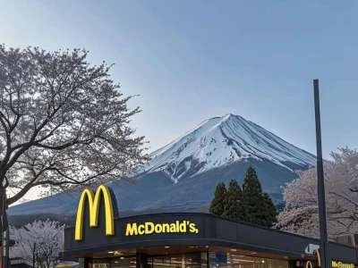 去富士山看麦当劳了!📷