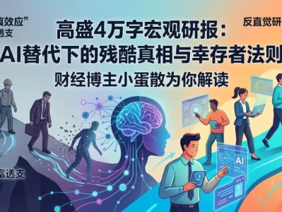 深度|高盛4万字宏观研报:AI替代下的“疤痕效应”与幸存者法则