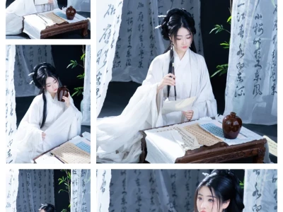 古装书法写真