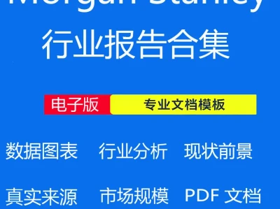 2025大摩研报 Morgan Stanley 投行报告合集