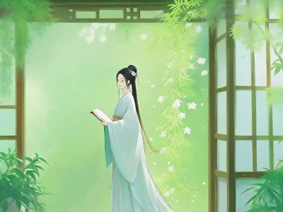 唯美插画|淡淡书香 韵味悠长