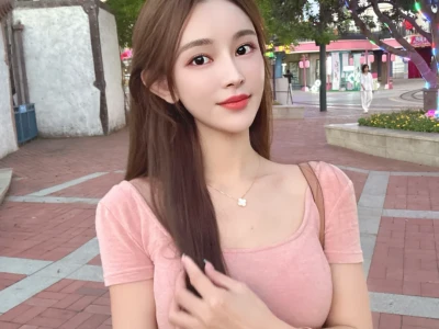 在自己的镜头下变成甜美