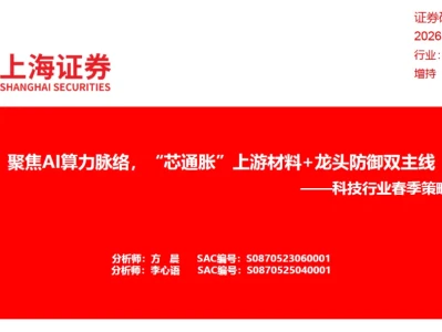 研报:PCB、光通信、光纤光缆、液冷、半导体材料