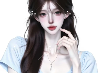 浅蓝系少女,自带清新滤镜✨