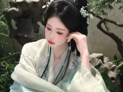 谁懂啊,青绿汉服真的太绝了