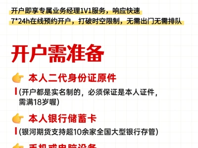 拒绝复杂！银河期货开户5分钟搞定👍