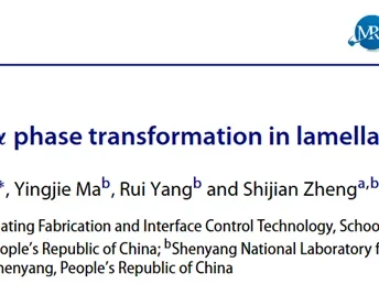 【组内研报】Materials Research Letters|全片层Ti-6Al-4V合金塑性变形新发现:扭折带诱导β→α相转变