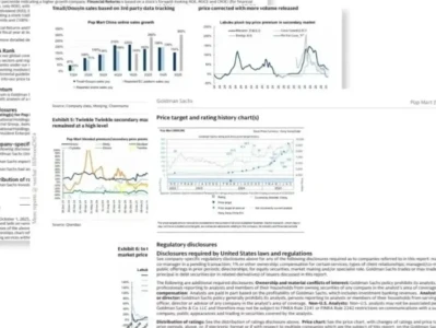 金融留子必看！高盛出的《泡泡玛特研报》
