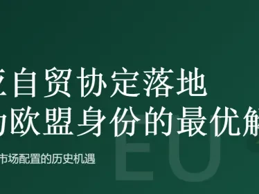 深度研报|EUFTA重塑全球身份版图 · 葡萄牙基金移民成终极杠杆