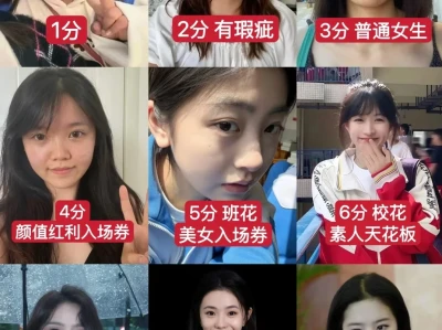 敢不敢发图颜值评分(女生版)