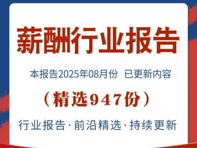 2025薪酬行业报告地区岗位水平趋势市场