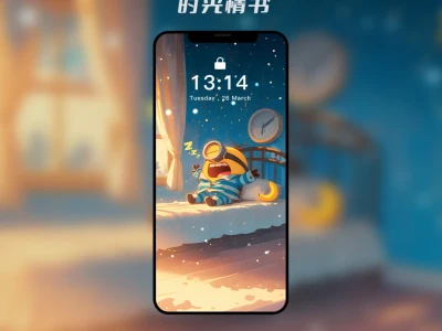 每日壁纸373丨小黄人·晚安🌙(2套)