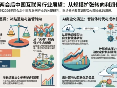 摩根大通研报 - 2026 两会定调中国互联网新逻辑:补贴退潮 + AI 商业化成核心主线