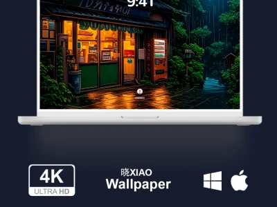 雨中便利店 | 0023 | 壁纸分享