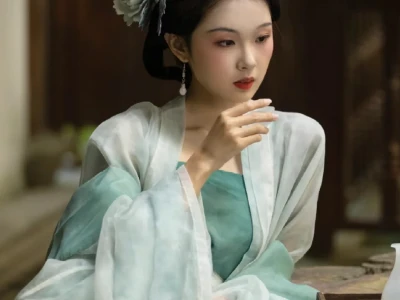宋制汉服拍照姿势分享 | 万能兰花指