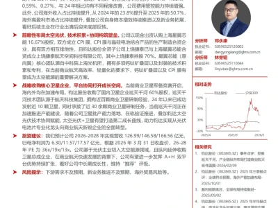 『研报』钧达股份-002865-动态报告:太空光伏+卫星协同进击,打造公司第二成长极