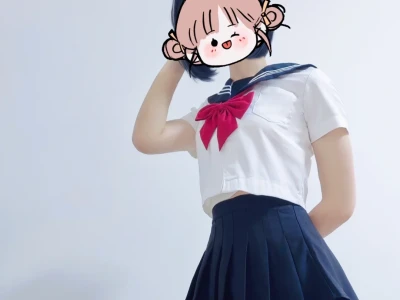 174女大,水手服+超短裙~